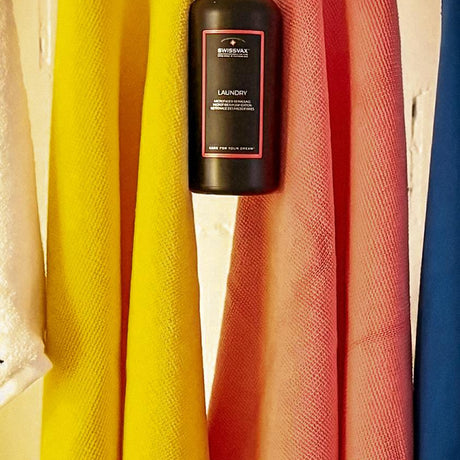 Die perfekte Pflege für hochwertige Mikrofasertücher – SWISSVAX Towel Collection & Laundry Waschemulsion